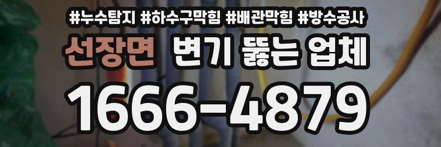 선장면 변기 뚫는 업체