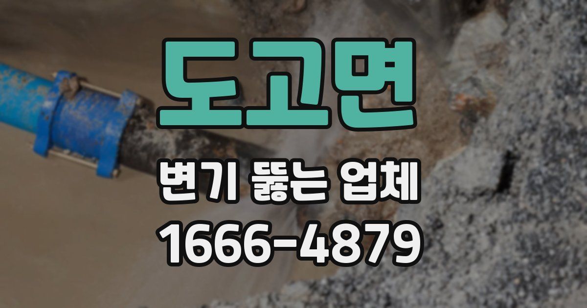 도고면 변기 뚫는 업체