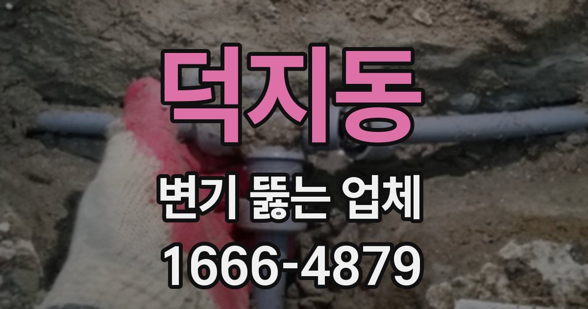 덕지동 변기 뚫는 업체