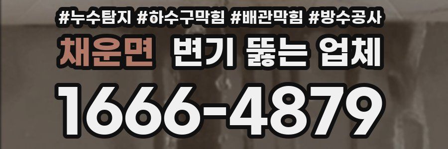 채운면 변기 뚫는 업체