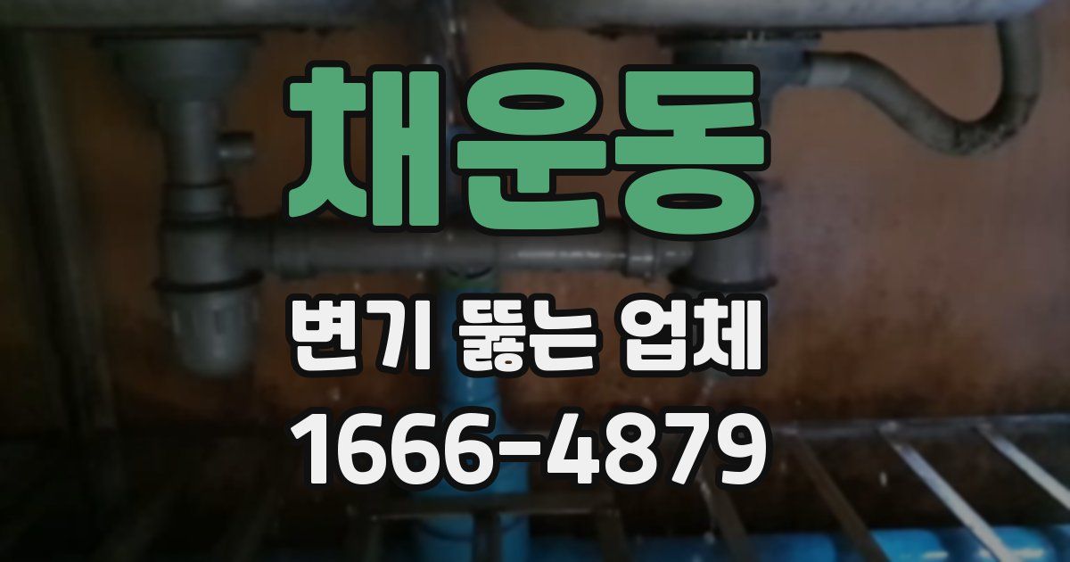 채운동 변기 뚫는 업체