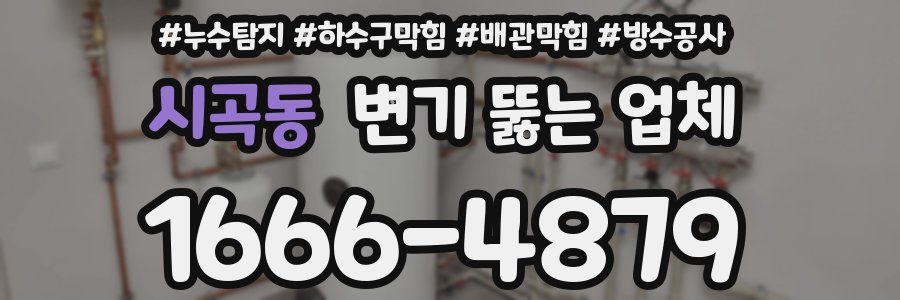 시곡동 변기 뚫는 업체