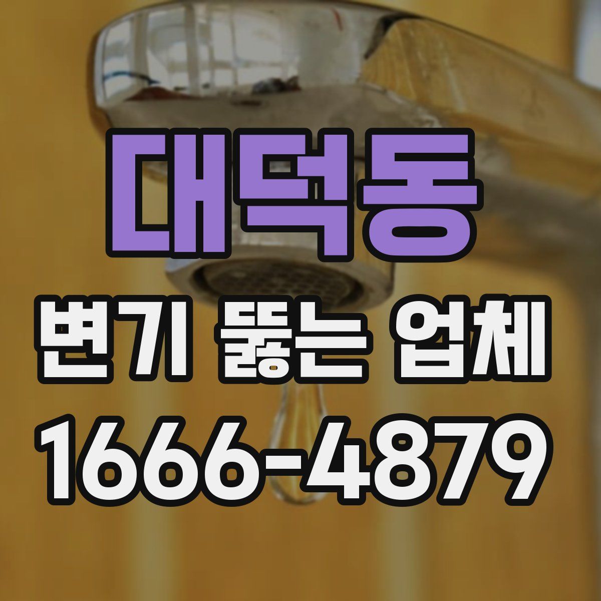 대덕동 변기 뚫는 업체