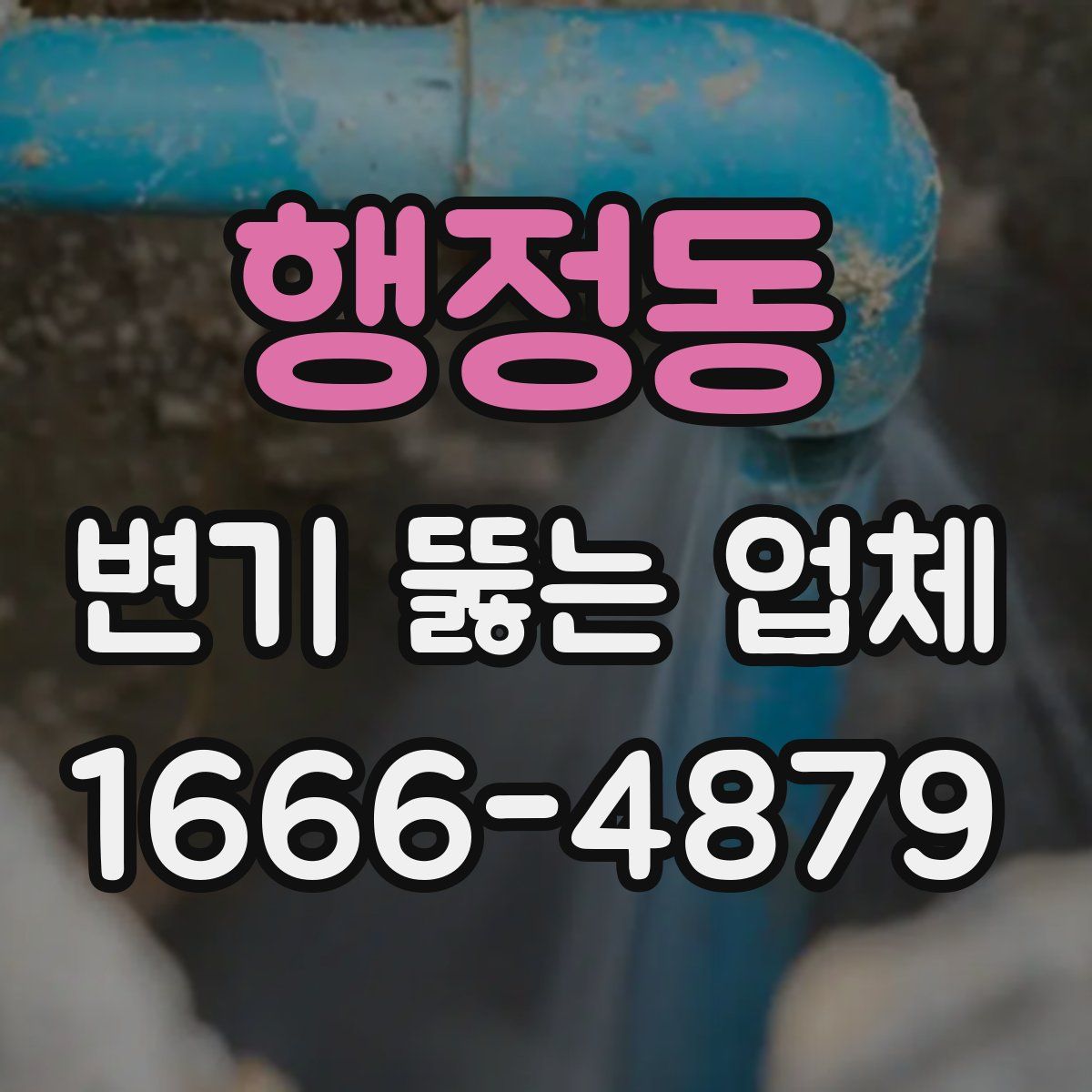행정동 변기 뚫는 업체