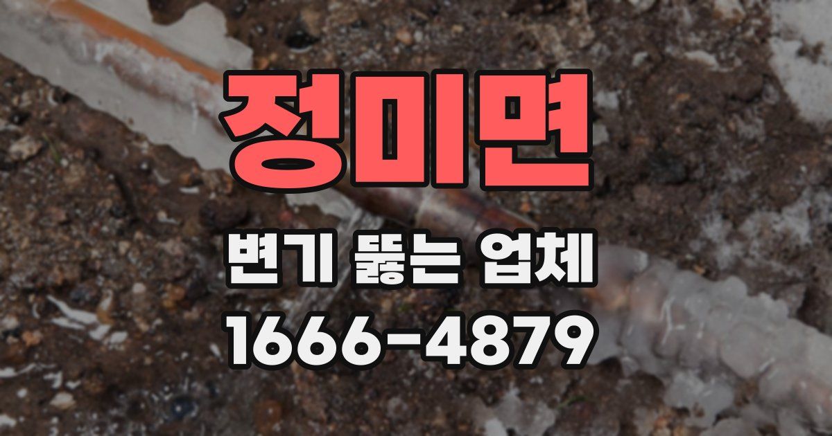 정미면 변기 뚫는 업체