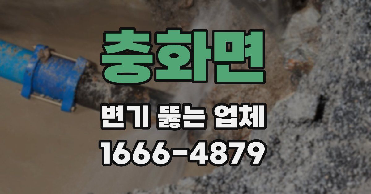 충화면 변기 뚫는 업체