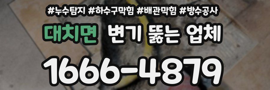 대치면 변기 뚫는 업체