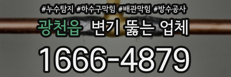 광천읍 변기 뚫는 업체