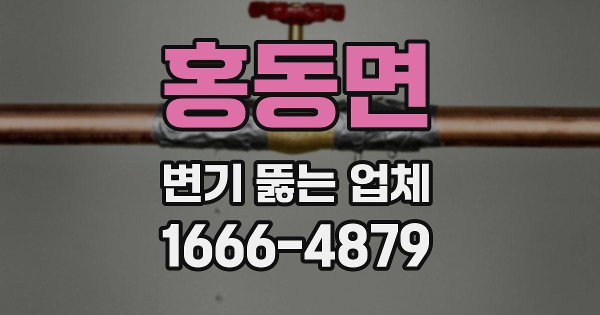 홍동면 변기 뚫는 업체