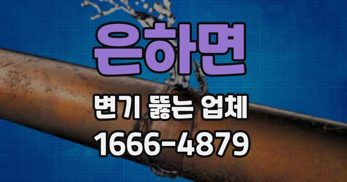 은하면 변기 뚫는 업체