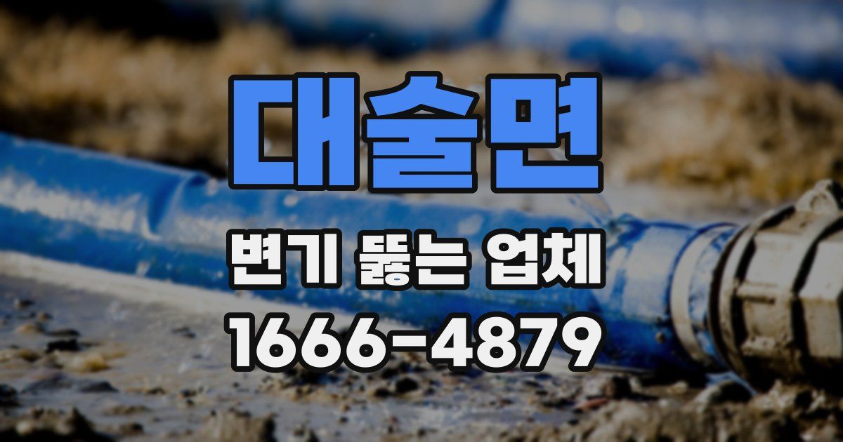 대술면 변기 뚫는 업체