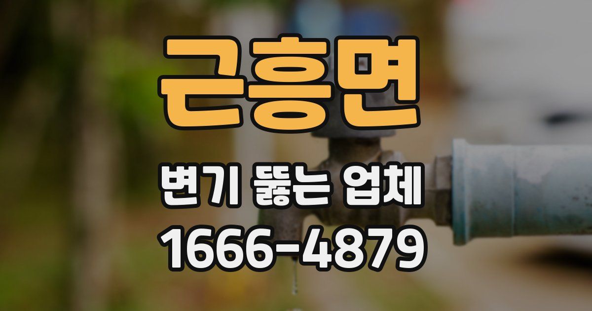근흥면 변기 뚫는 업체