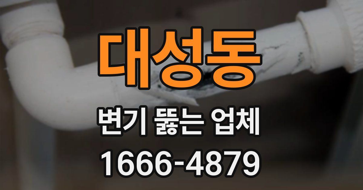 대성동 변기 뚫는 업체