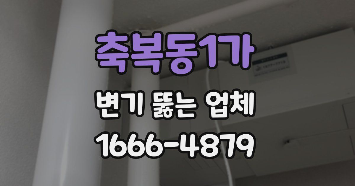 축복동1가 변기 뚫는 업체