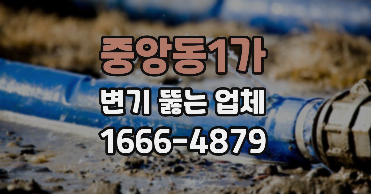 중앙동1가 변기 뚫는 업체