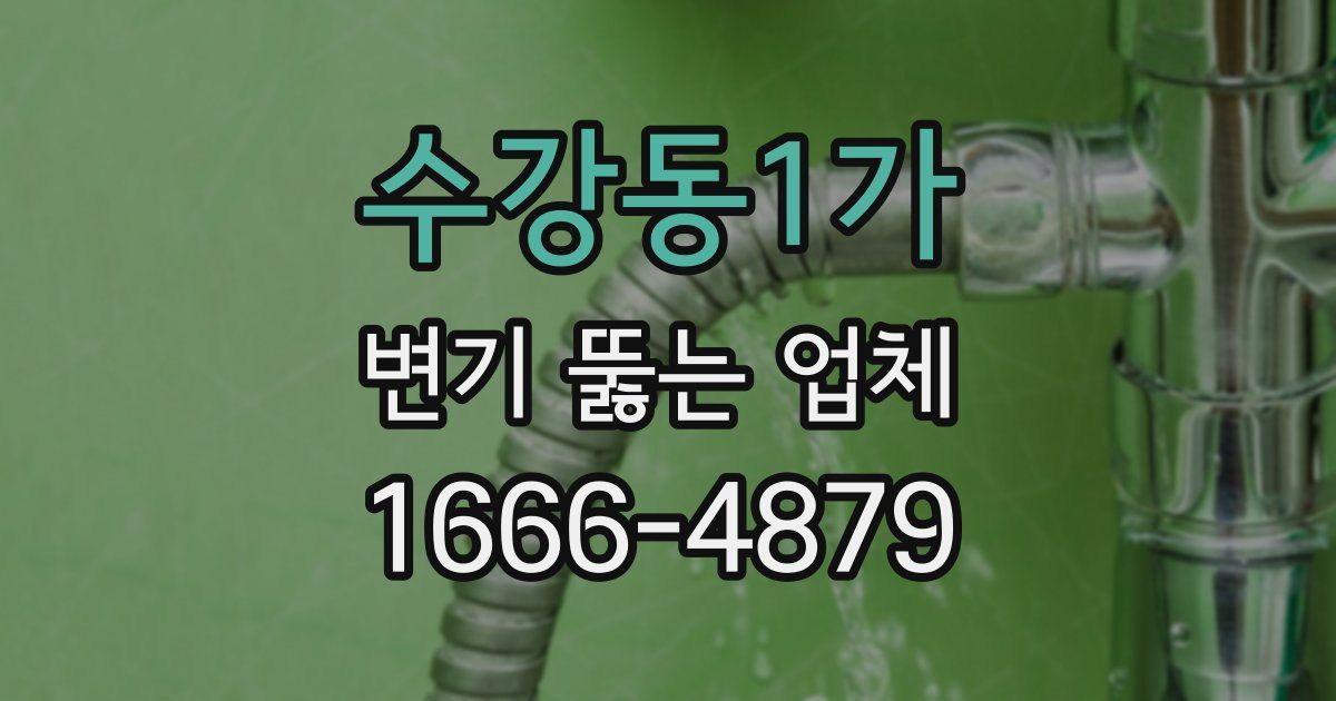 수강동1가 변기 뚫는 업체