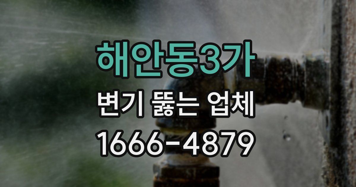 해안동3가 변기 뚫는 업체