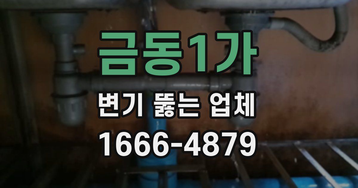 금동1가 변기 뚫는 업체