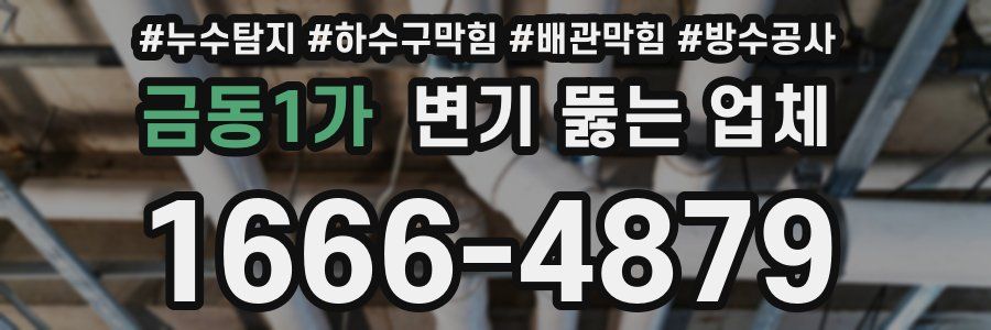 금동1가 변기 뚫는 업체
