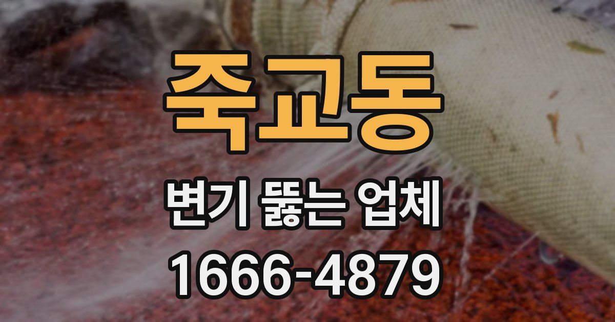 죽교동 변기 뚫는 업체