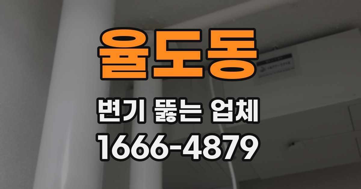 율도동 변기 뚫는 업체