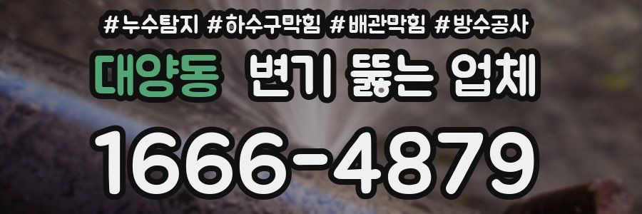 대양동 변기 뚫는 업체
