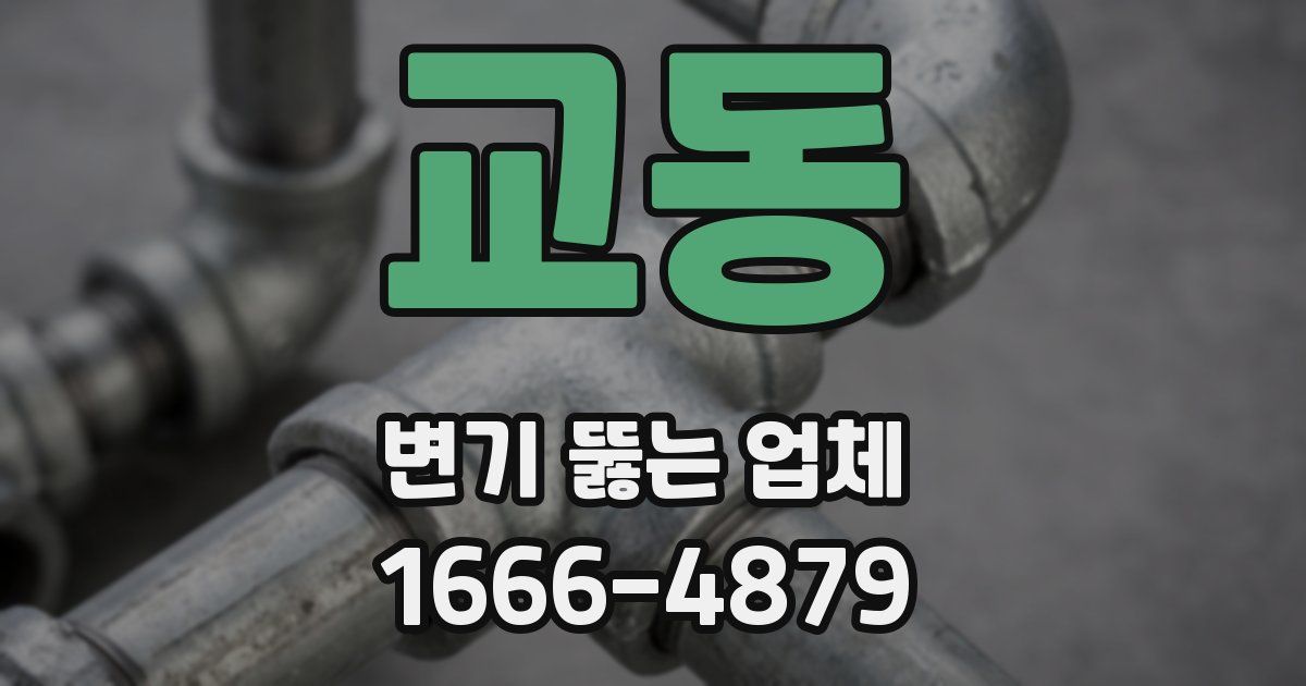 교동 변기 뚫는 업체