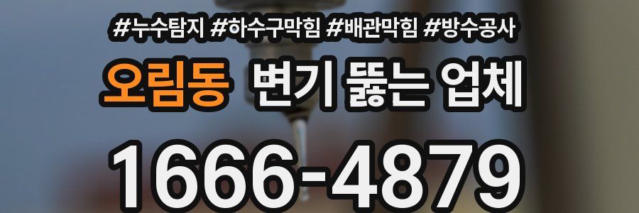 오림동 변기 뚫는 업체
