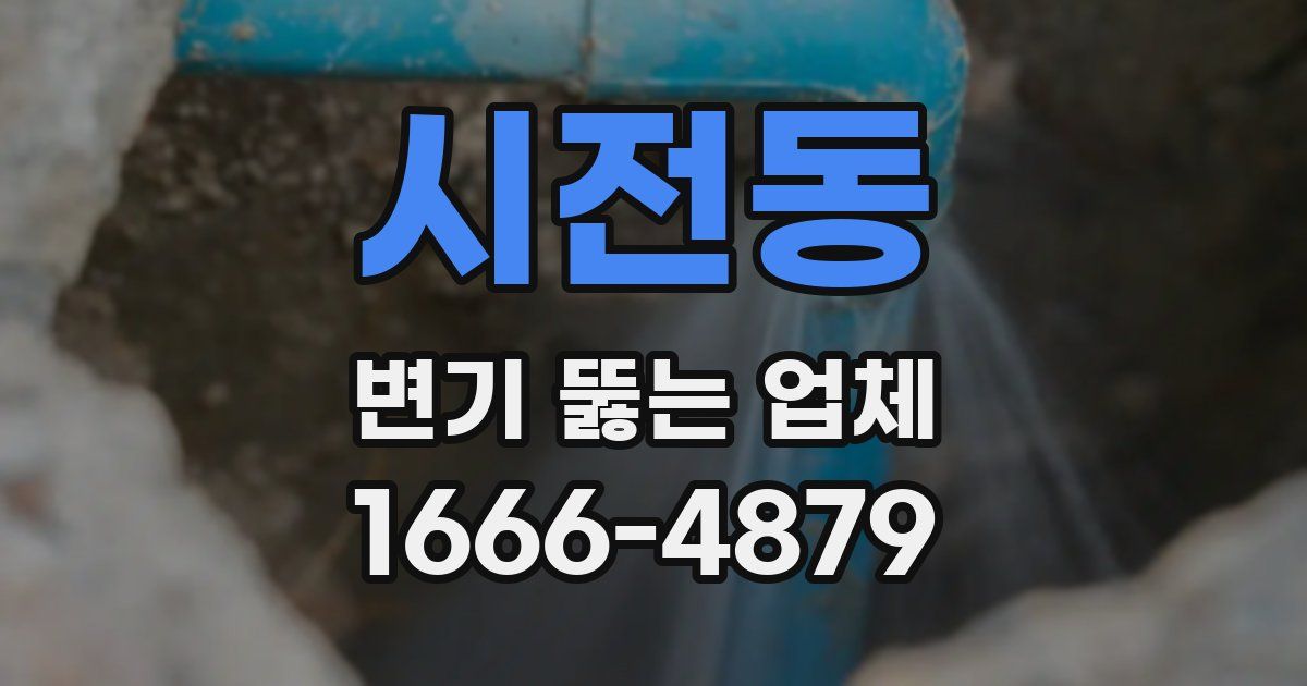 시전동 변기 뚫는 업체