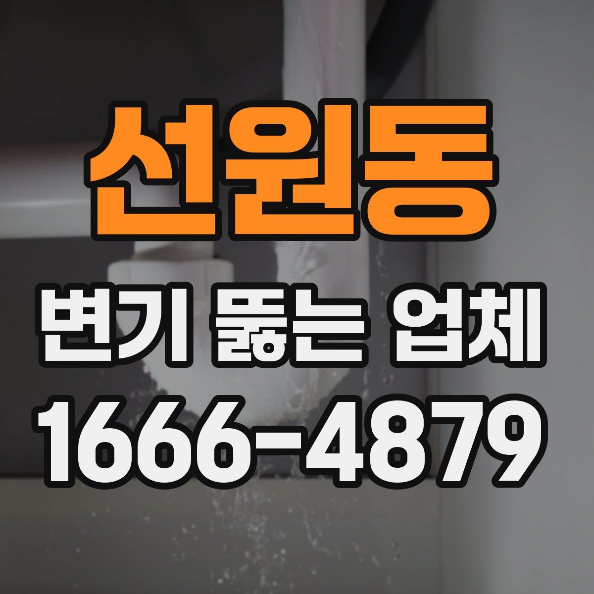 선원동 변기 뚫는 업체