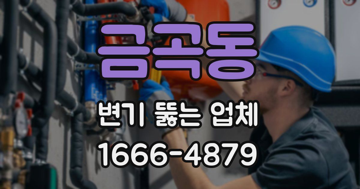 금곡동 변기 뚫는 업체