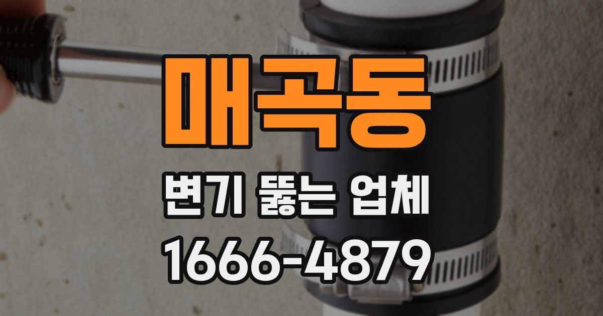 매곡동 변기 뚫는 업체