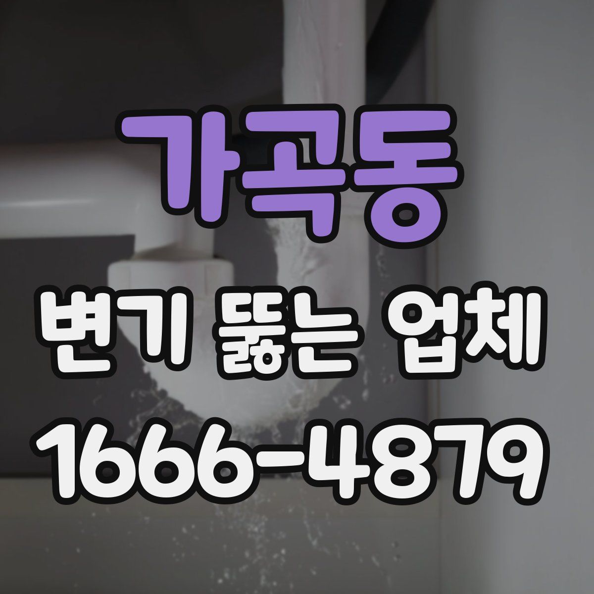가곡동 변기 뚫는 업체