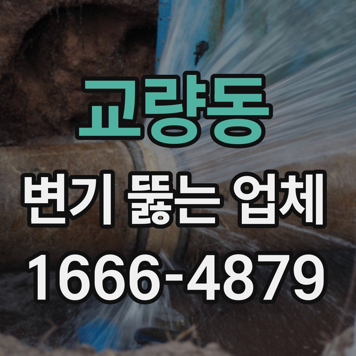 교량동 변기 뚫는 업체