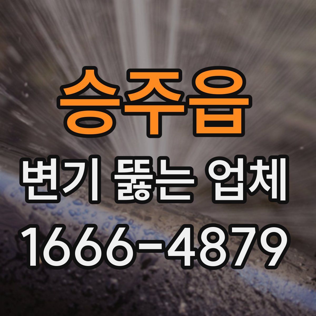 승주읍 변기 뚫는 업체