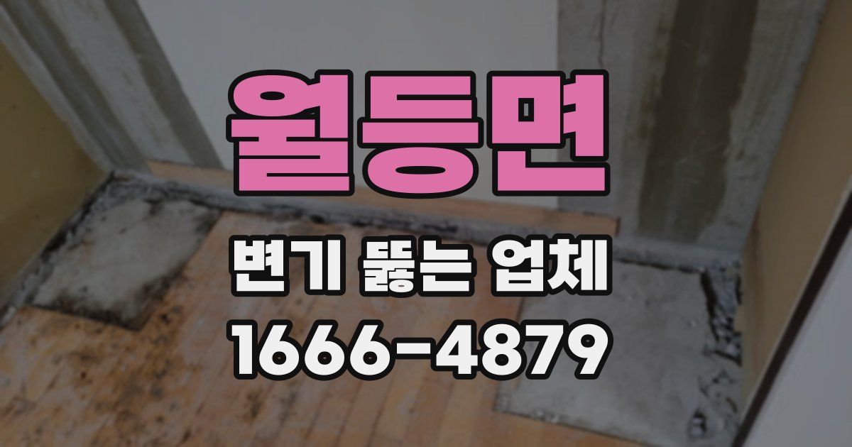 월등면 변기 뚫는 업체