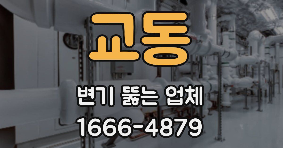 교동 변기 뚫는 업체