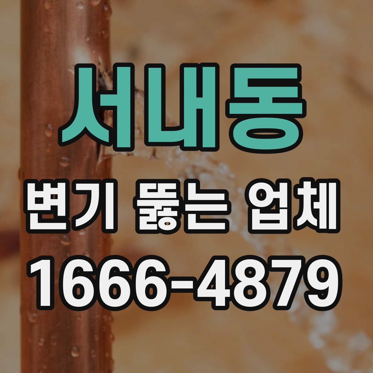 서내동 변기 뚫는 업체