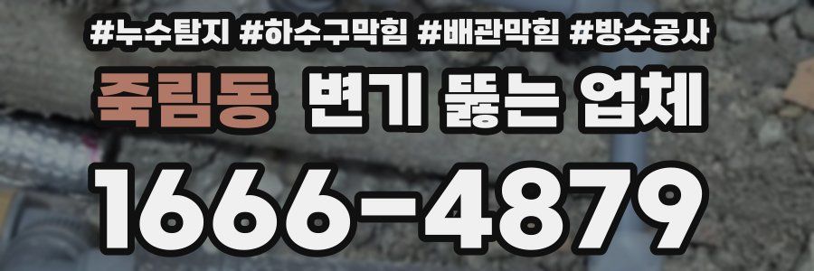 죽림동 변기 뚫는 업체