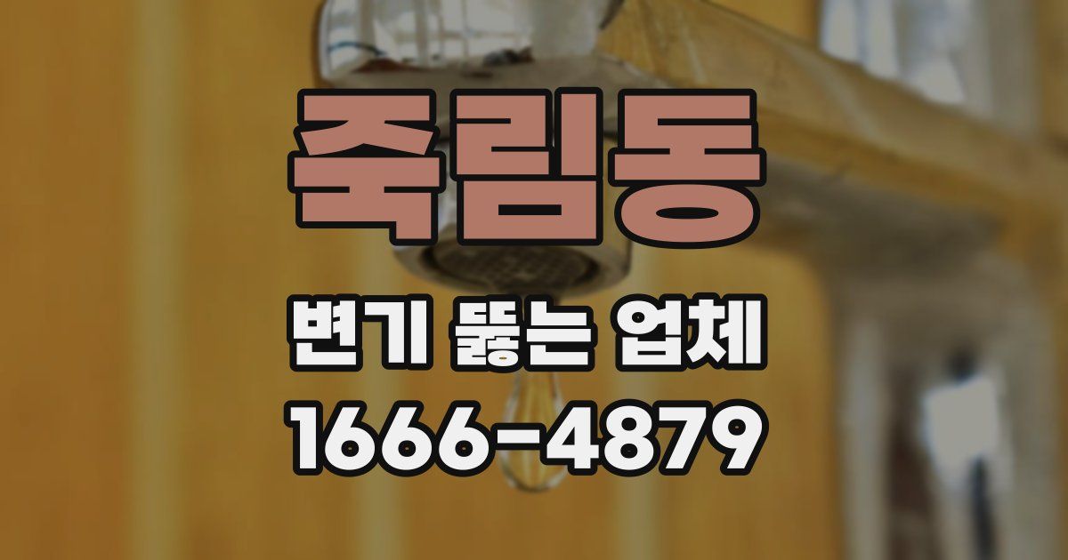 죽림동 변기 뚫는 업체