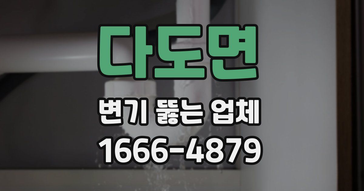 다도면 변기 뚫는 업체