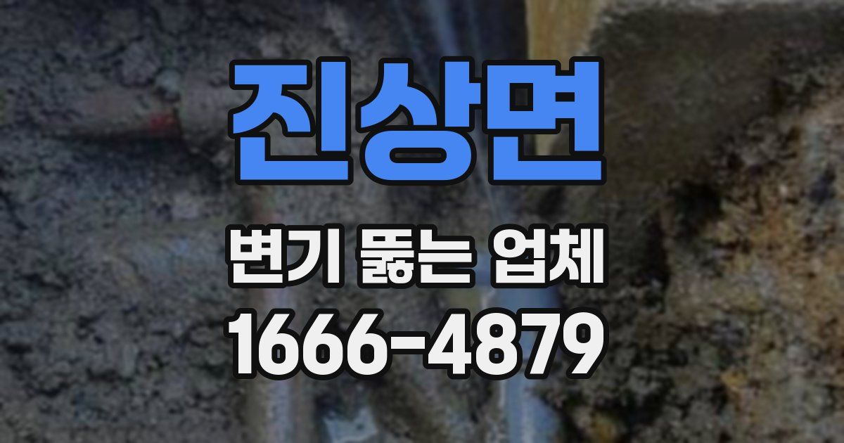진상면 변기 뚫는 업체