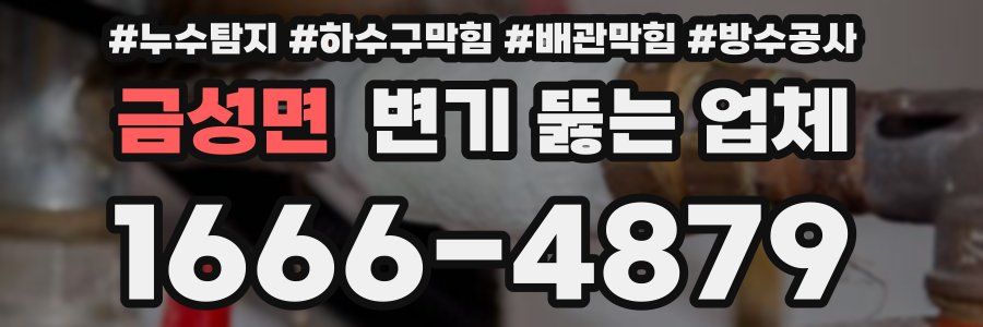 금성면 변기 뚫는 업체