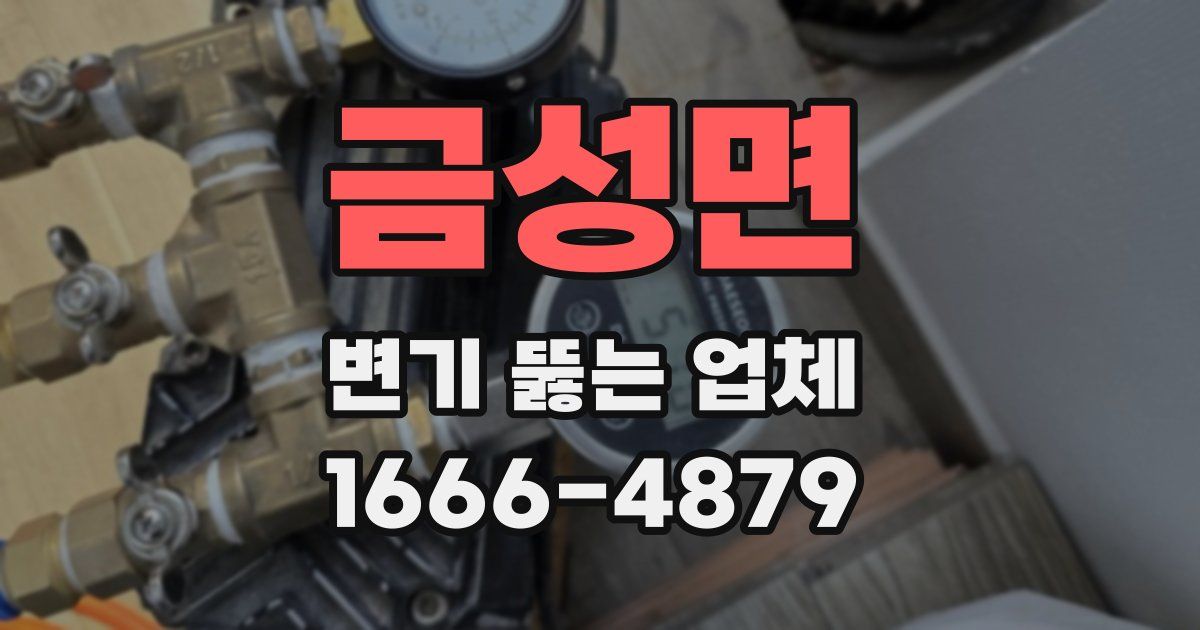 금성면 변기 뚫는 업체