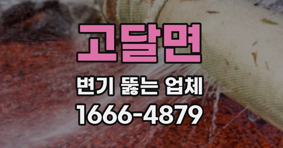 고달면 변기 뚫는 업체