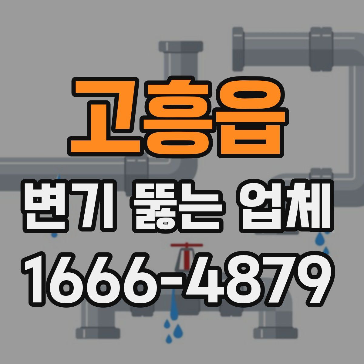 고흥읍 변기 뚫는 업체