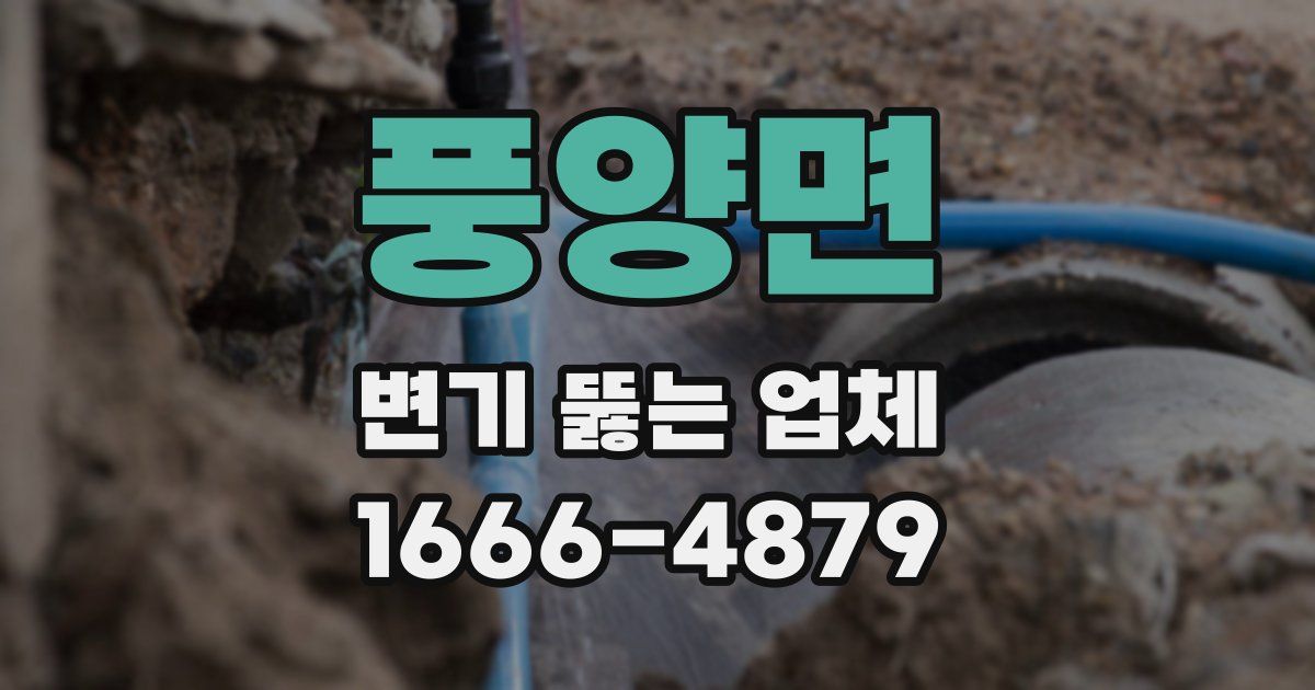 풍양면 변기 뚫는 업체