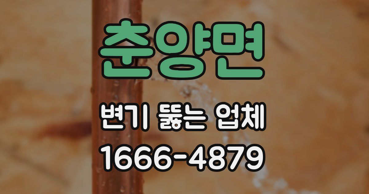 춘양면 변기 뚫는 업체