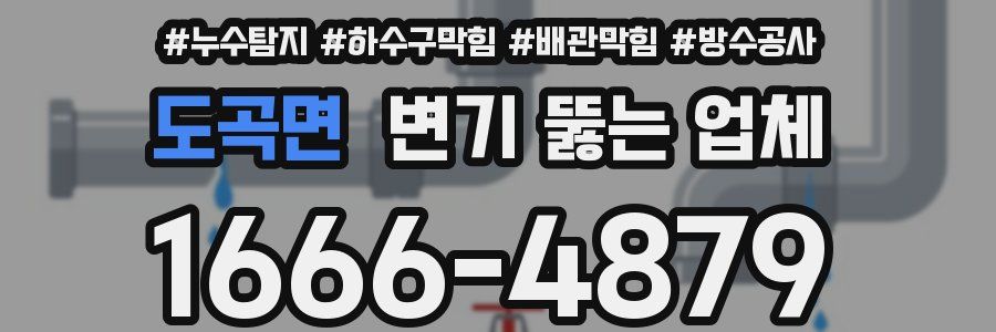 도곡면 변기 뚫는 업체