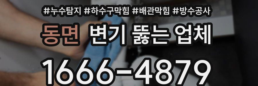 동면 변기 뚫는 업체